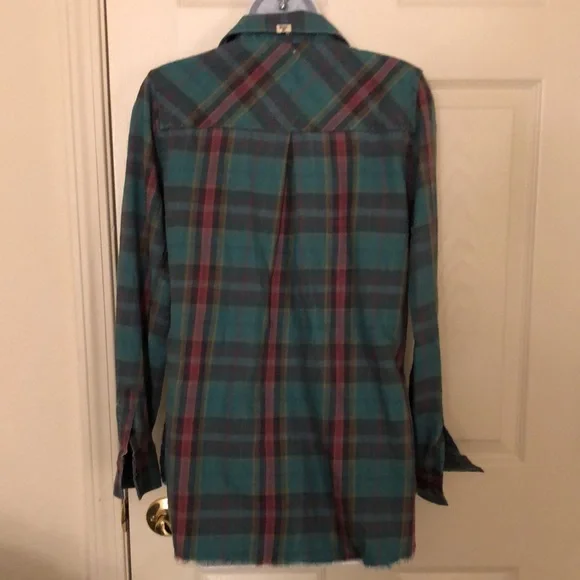 Blue Plaid Button up - Picture 13 of 16